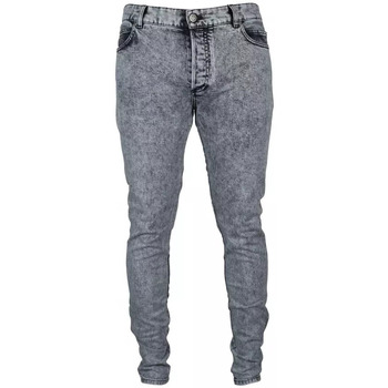 Homme Vêtements Jeans Jeans slim Jean slim à détail zippé Jean Balmain pour homme en coloris Gris 