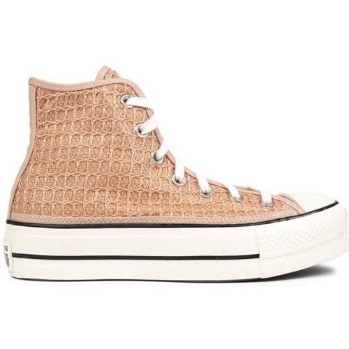Chaussures Converse All Star Lift Hi Trainers Rose Rose - Chaussures Basket montante Femme 105 