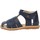 Chaussures Garçon en 4 jours garantis Naturino Sandales semi-ouverte en cuir ZAFFIRO Bleu