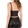 Vêtements Femme Tops / Blouses Giorgio Cuirs Top en cuir  ref 52931 Noir Noir