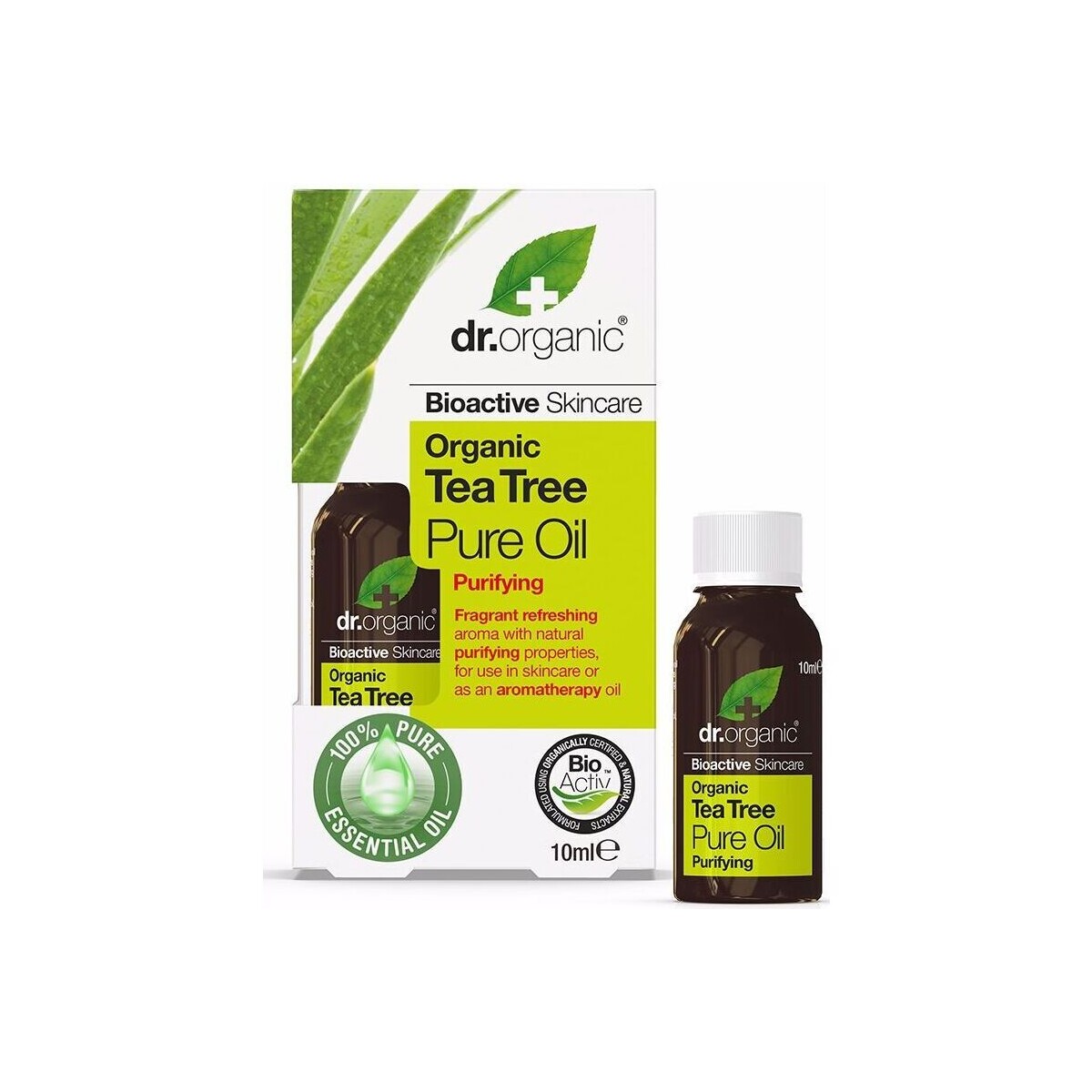 Maison & Déco Bougies / diffuseurs Dr. Organic Bioactive Organic Tea Tree Aceite Puro 
