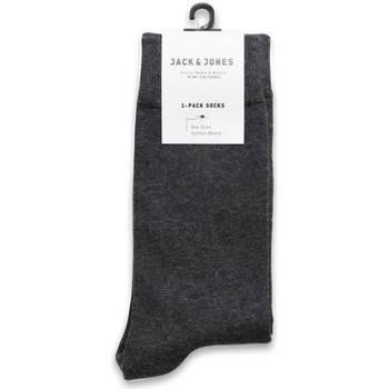chaussettes jack & jones  12059471 jens-dark grey melange 