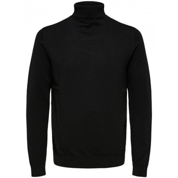 Vêtements Homme Pulls Selected 16074684 BERG ROLL-BLACK Noir