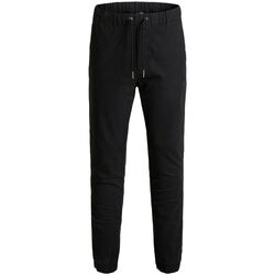 Vêtements Garçon Pantalons Jack & Jones 12174697 VEGA JOGGER-BLACK Noir
