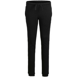 Vêtements Garçon Pantalons Jack & Jones 12190406 BASIC SWEAT PANT-BLACK Noir