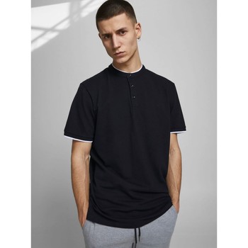 Vêtements Homme T-shirts & Polos Jack & Jones 12188451 BLAST-BLACK Noir
