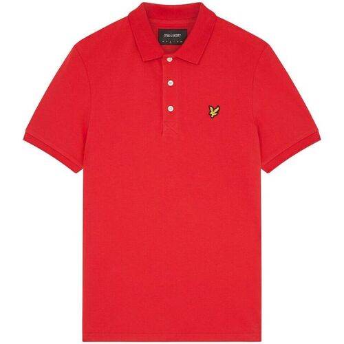 Vêtements Lyle & Scott SP400VOG POLO SHIRT-Z799 GALA RED Rouge - Vêtements T-shirts & Polos Homme 53 