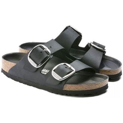 Chaussures Sandales et Nu-pieds Birkenstock ARIZONA BIGBUCKLE OILED LEATHER-1011075 BLACK Noir