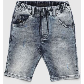 Vêtements Garçon Shorts detail / Bermudas Diesel 00J497 KROOLEY-NE-J-KXB4E K01 Bleu