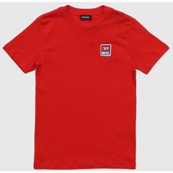 Vêtements Enfant T-shirts manches courtes Diesel 00J4P7 00YI9 TDIEGODIV-K457 Rouge