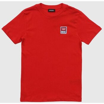 Vêtements Enfant T-shirts & Polos Diesel 00J4P7 00YI9 TDIEGODIV-K457 Rouge