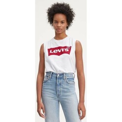 Vêtements Femme Débardeurs / T-shirts sans manche Levi's 29669 ON TOUR TANK-0022 WHITE Blanc