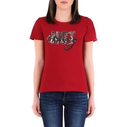 VêWings Femme T-shirts manches courtes Liu Jo WF1259 J5003-S9105 Rouge