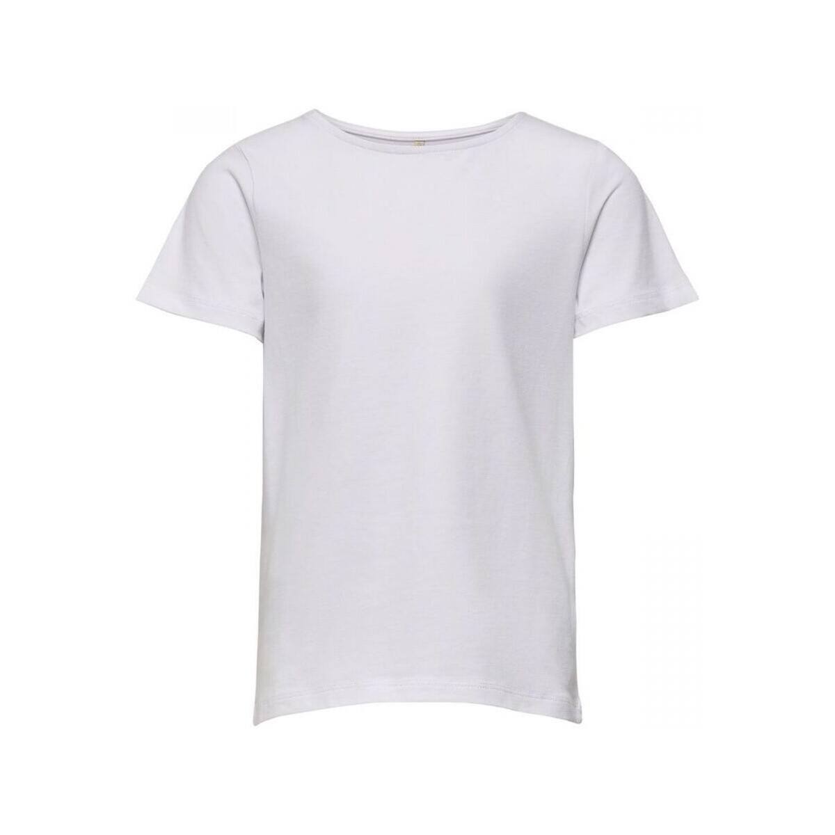 Vêtements Fille T-shirts & Polos Only 15186322 LOVE-WHITE Blanc