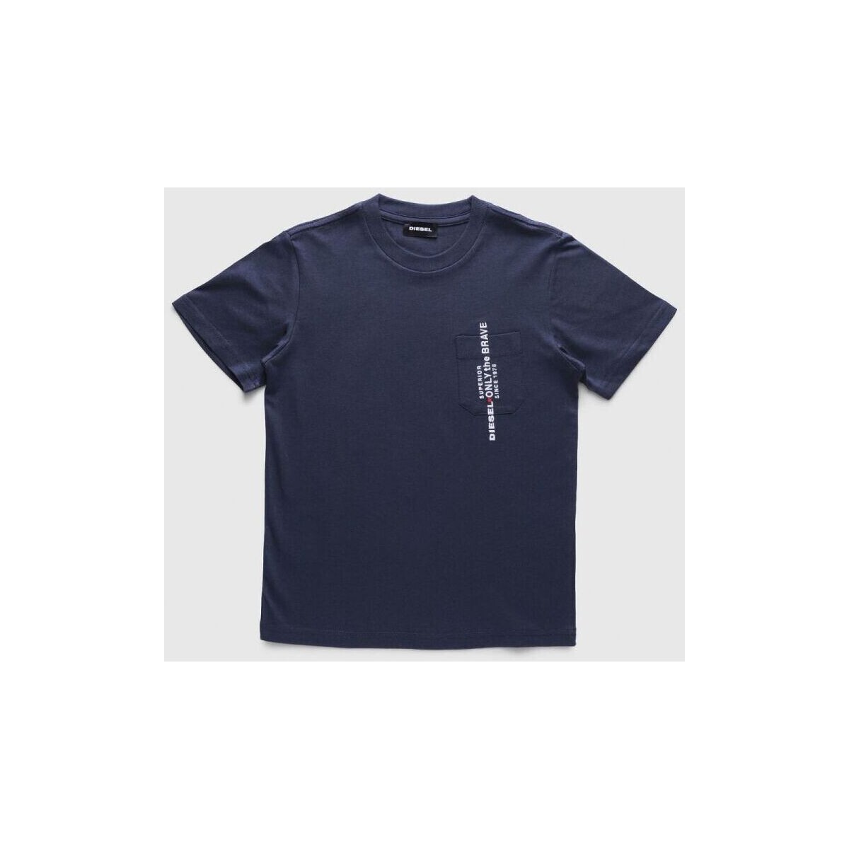 Vêtements Garçon T-shirts & Polos Diesel TJUSTPOCK 00J47X 00YI9-K80A BLU NAVY Bleu