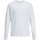 Vêtements Garçon T-shirts & Polos Jack & Jones 12197050 ORGANIC TEE-WHITE Blanc