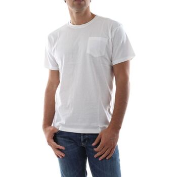 Vêtements Homme T-shirts manches courtes Bomboogie TM6344 T JORG-01 OFF WHITE Blanc