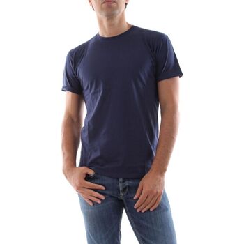 Vêtements Homme T-shirts manches courtes Bomboogie TM6345 T JORG-205 NIGHT BLUE Bleu