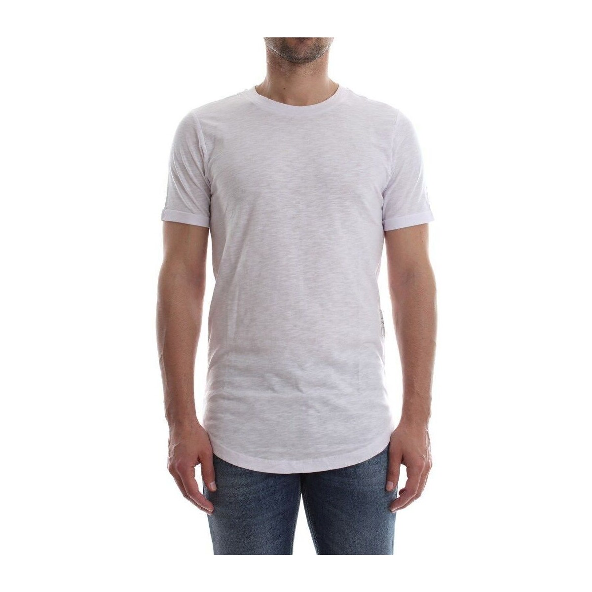 Vêtements Homme T-shirts & Polos Jack & Jones 12137186 MUSTAFI-WHITE Blanc