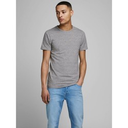 Vêtements Homme T-shirts manches courtes Jack&Jones Essential 12058529 BASIC TEE-LIGHT GREY Gris