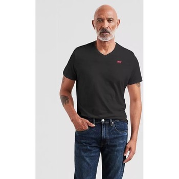 Vêtements Homme T-shirts & Polos Levi's 85641 V NECK-0001 BLACK Noir