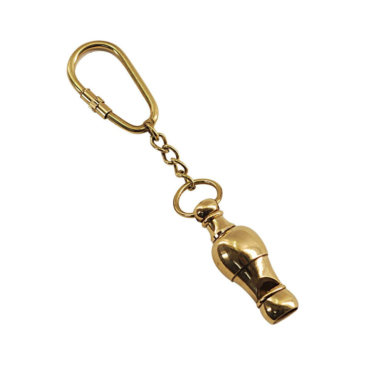 Accessoires textile Porte-clés Signes Grimalt Porte clefs sifflet en laiton or Doré