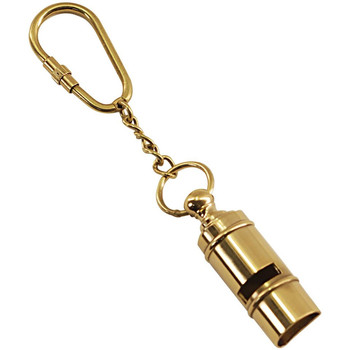 Accessoires textile Porte-clés Signes Grimalt Porte clés sifflet en laiton or Doré