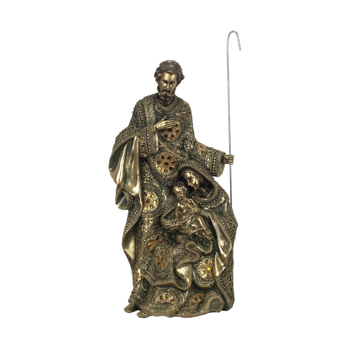Maison & Déco Statuettes et figurines Signes Grimalt Grande statue Nativité en résine 46 cm Doré
