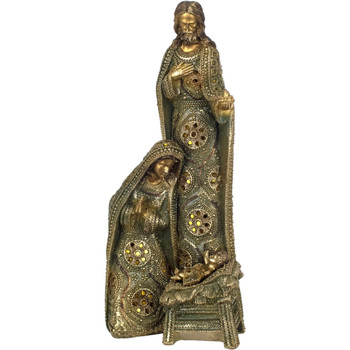 Housses de coussins Statuettes et figurines Signes Grimalt Grande statue Nativité en résine 47 cm Doré