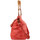 Sacs Femme Cabas / Sacs shopping Fuchsia Sac cabas + bandoulière déco tressée  - Rouge Multicolore