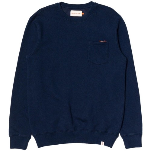 Vêtements Homme Sweats Revolution Sweatshirt 2678 Seasonal Can - Navy Mel Bleu
