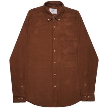Vêtements Homme Chemises manches longues Portuguese Flannel Lobo Shirt - Brown Marron