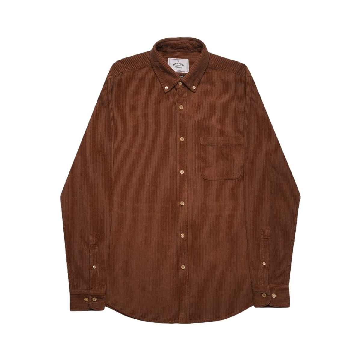 Vêtements Homme Chemises manches longues Portuguese Flannel Lobo Shirt - Brown Marron