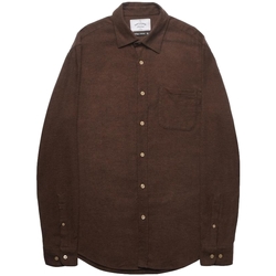 Vêtements Homme Chemises manches longues Portuguese Flannel Teca Shirt Champion - Brown Marron
