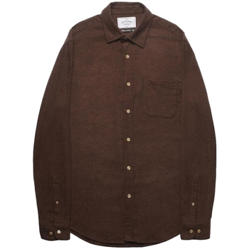 Vêtements Homme Chemises manches longues Portuguese Flannel Teca Shirt - Brown Marron