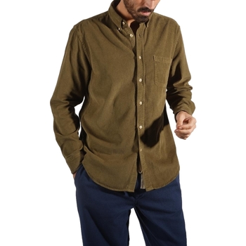 Portuguese Flannel Lobo Shirt - Olive Vert