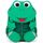 Sacs Enfant Sacs à dos Affenzahn Fabian Frog Large Friend Backpack Vert