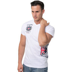 Vêtements Homme T-shirts & Polos Geographical Norway T-Shirt Blanc Blanc