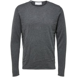 Vêtements Homme Pulls Selected Pull  Rome manches longues Col rond anthracite melange