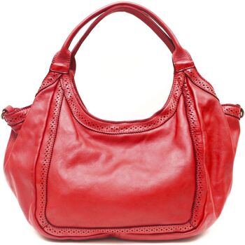 Sacs Femme Ella T monogram embroidered tote bag Oh My Bag MISS DEBUSSY Rouge