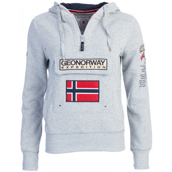 Vêtements Femme Sweats Geographical Norway Sweat Gymclass Gris clair