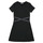 Vêtements Fille Robes courtes Calvin Klein Jeans PUNTO LOGO TAPE SS DRESS Noir