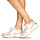 Chaussures Femme Baskets basses Fericelli LAGATE Blanc / doré