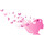 Maison & Déco Stickers Sud Trading Stickers Muraux Papillons Rose