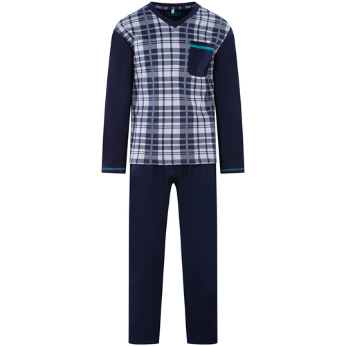 Vêtements Homme Pyjamas / Chemises de nuit Christian Cane Pyjama coton long Bleu