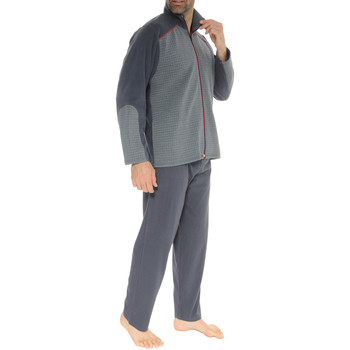 Vêtements Homme Pyjamas / Chemises de nuit Christian Cane Vestde coton Isidor Gris