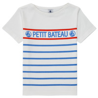 Vêtements Garçon T-shirts TYLER manches courtes Petit Bateau BLEU Multicolore