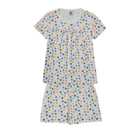 Vêtements Fille Pyjamas / Chemises de nuit Petit Bateau BRUNA Multicolore