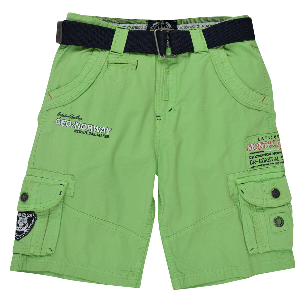 Vêtements Garçon Shorts USA / Bermudas Geographical Norway POUDRE BOY Vert