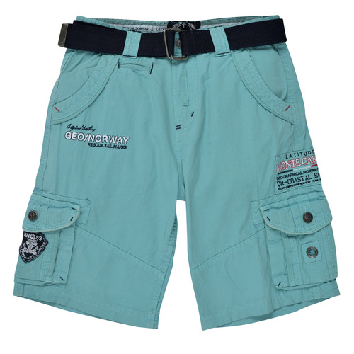 Vêtements Garçon Shorts double / Bermudas Geographical Norway POUDRE BOY Bleu